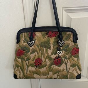 Brighton Alyssa TapestryLadybug Patterned Tote Bag